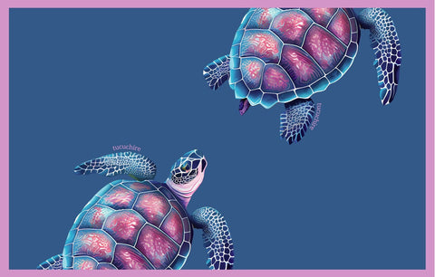 Beach Wrap - Pink Turtle